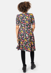 Aydin Hidden Bird Print Dress