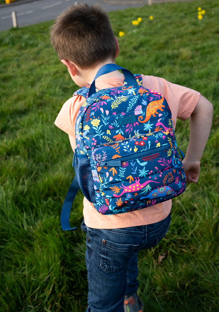 Twelfth angle of Dinosaur Print Mini Backpack