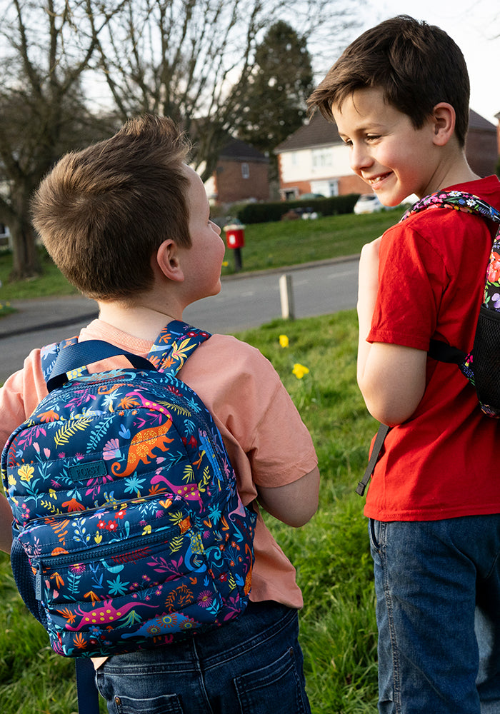Seventh angle of Dinosaur Print Mini Backpack