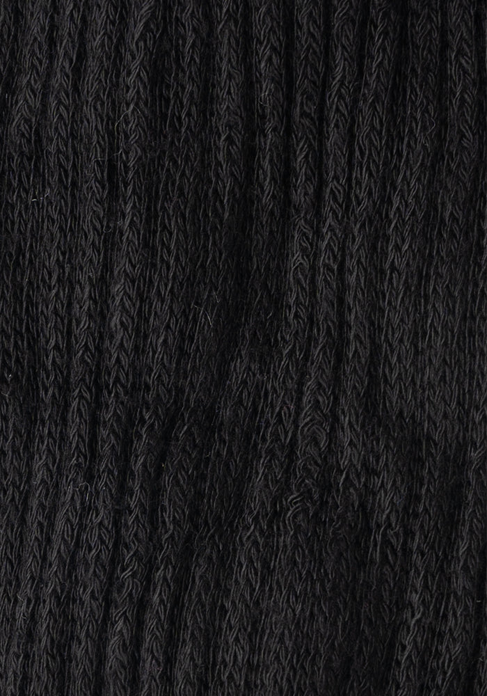 Second angle of Black Bamboo Socks