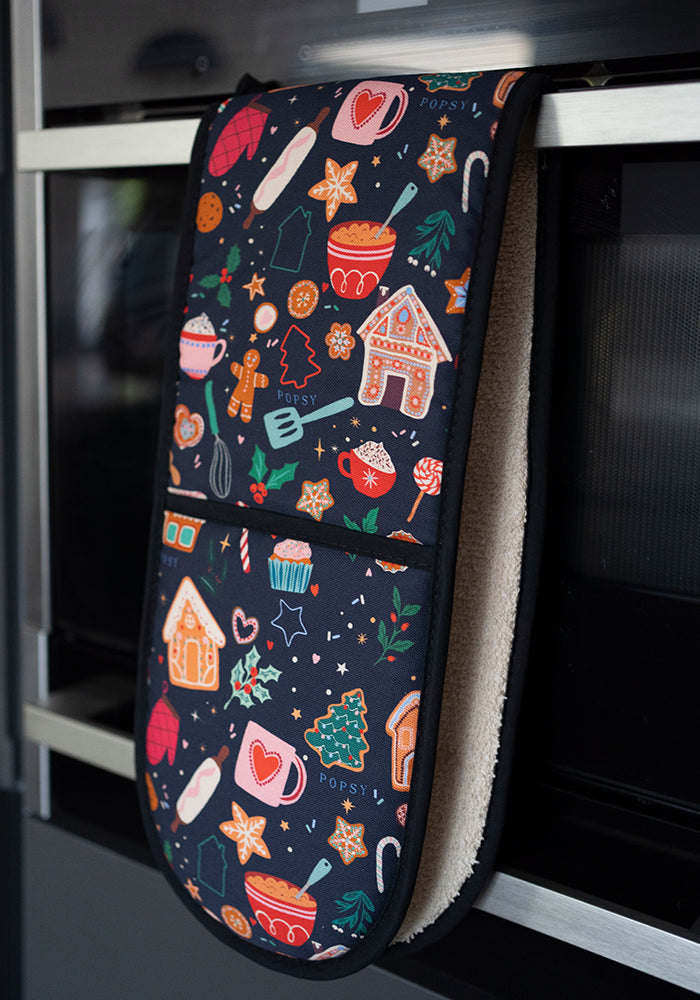 Eighth angle of Baking Print Oven Glove
