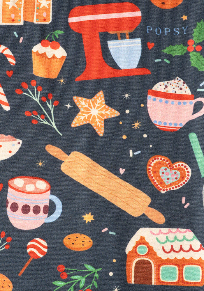 Children's Christmas Baking Print Flare Leggings (Tashna)