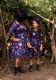 Moriah Bat Floral Print Dress