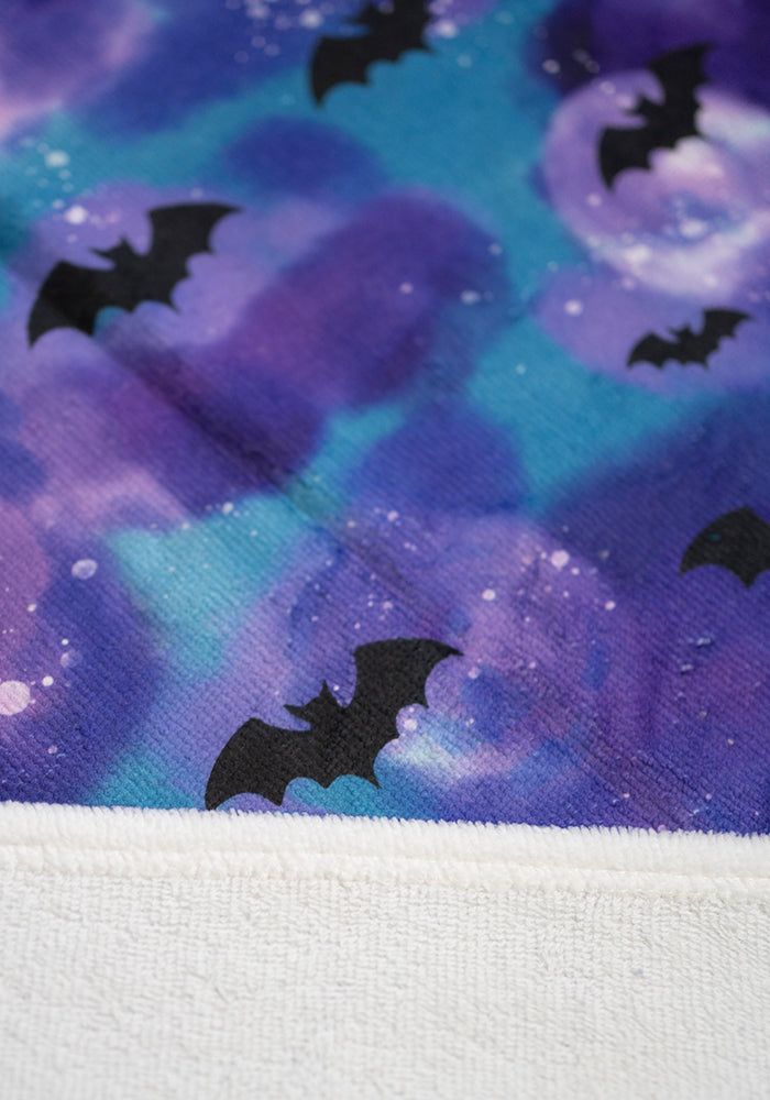 Bats in the Night Sky Print Hand Towel