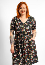 Bayard Knights and Dragons Print Dress