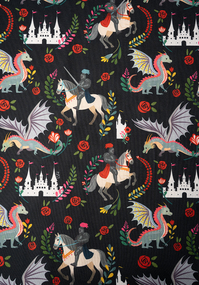 Bayard Knights and Dragons Print Dress