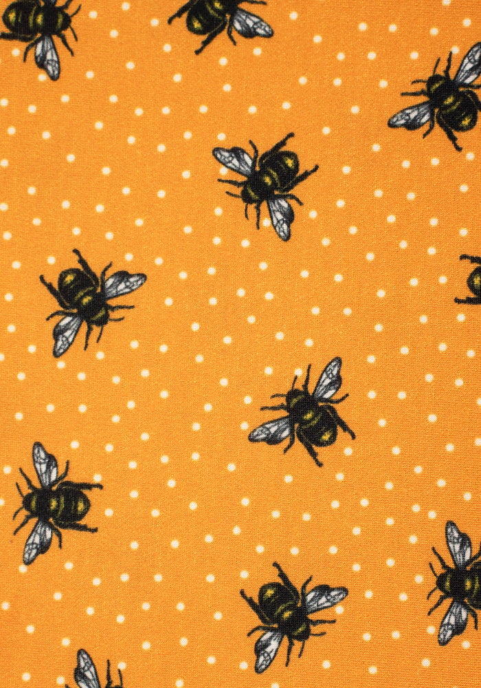 Nectar Bee Print Culotte Leg Jumpsuit