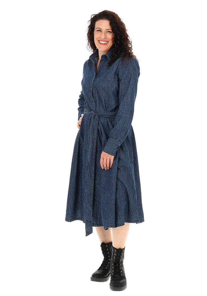 Beaux Denim Shirt Dress
