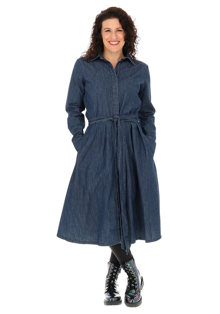Beaux Denim Shirt Dress