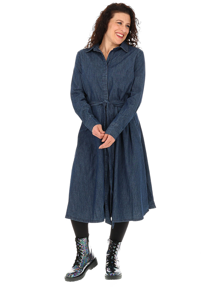Beaux Denim Shirt Dress