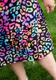 Beca Iridescent Animal Print Dress