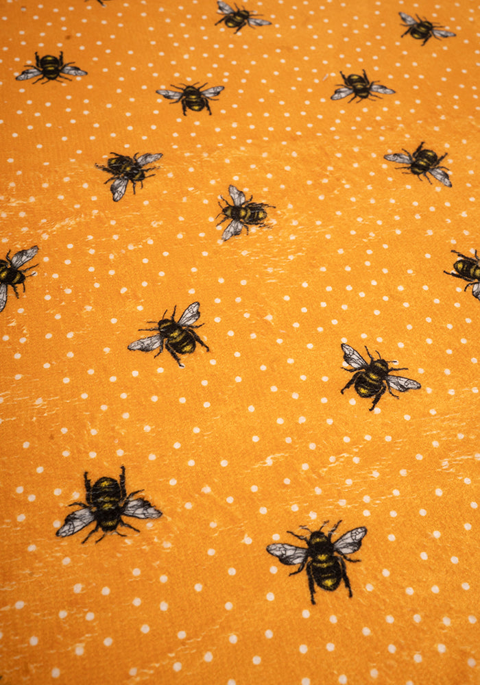 Third angle of Bee Print Jumbo Bath Sheet
