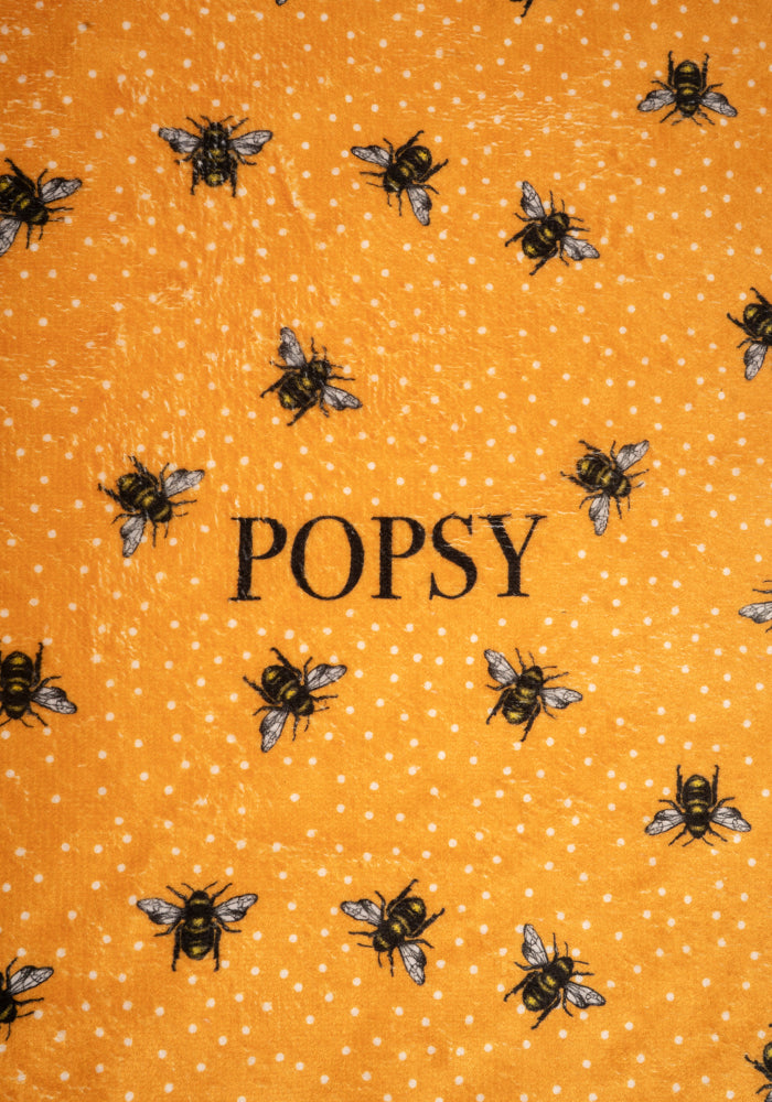 Bee Print Jumbo Bath Sheet