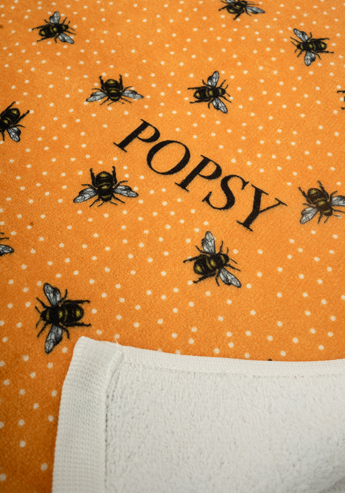 Large Bee Print Towel