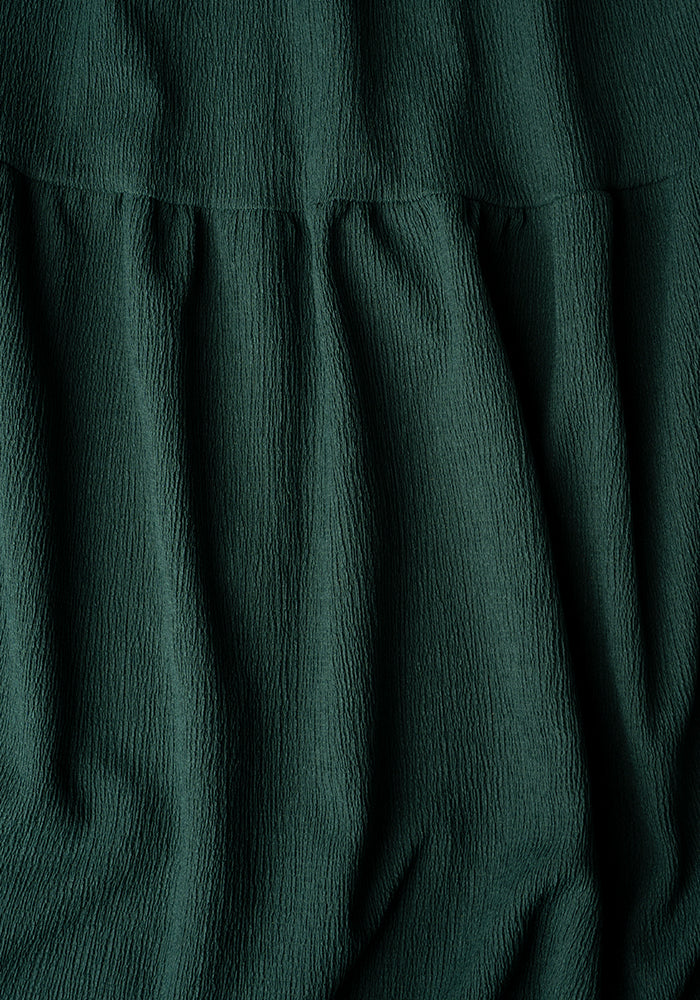 Bell Fern Green Tiered Hem Midaxi Dress