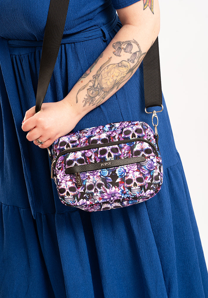 Ninth angle of Bell Royal Blue Tiered Hem Midaxi Dress