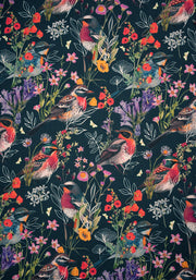 Birch Hidden Bird Print Dress