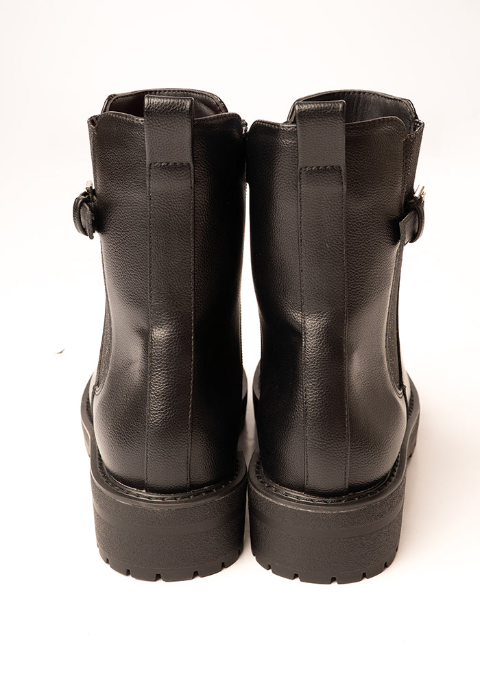 Eighth angle of Black Chelsea Boot