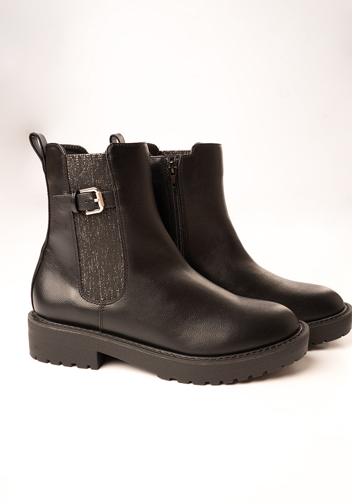Sixth angle of Black Chelsea Boot