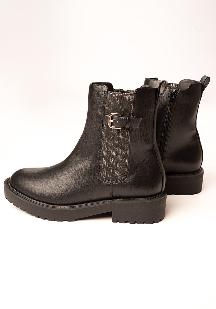 Fourth angle of Black Chelsea Boot
