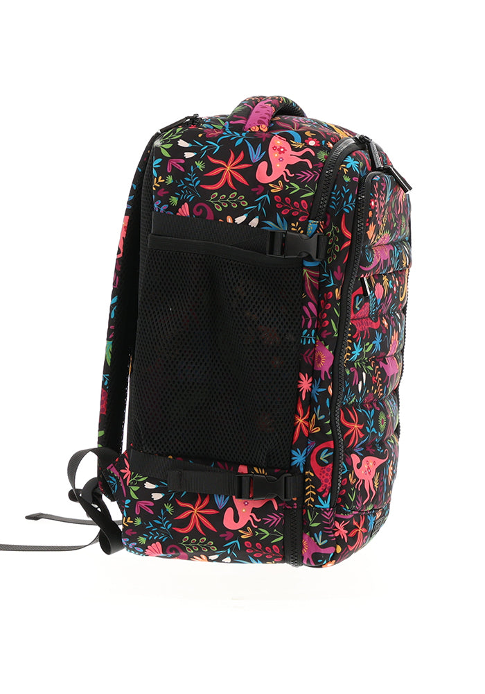 Sixth angle of Black Dinosaur Print Cabin Bag