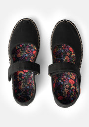 Flat Espadrille Black