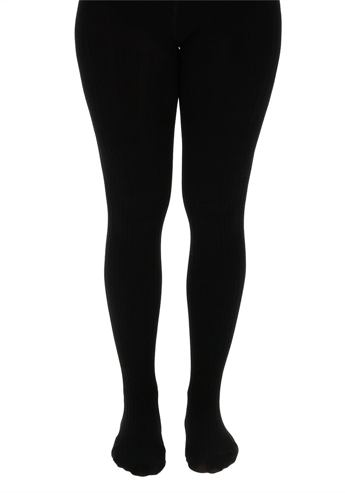 Black Fleece Lined Tights