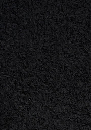 Black Fluffy Socks