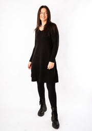 Black Knitted Dress