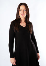 Black Knitted Dress