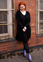 Black Knitted Dress