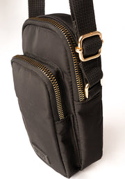 Popsy Black Phone Pocket Bag