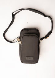 Popsy Black Phone Pocket Bag