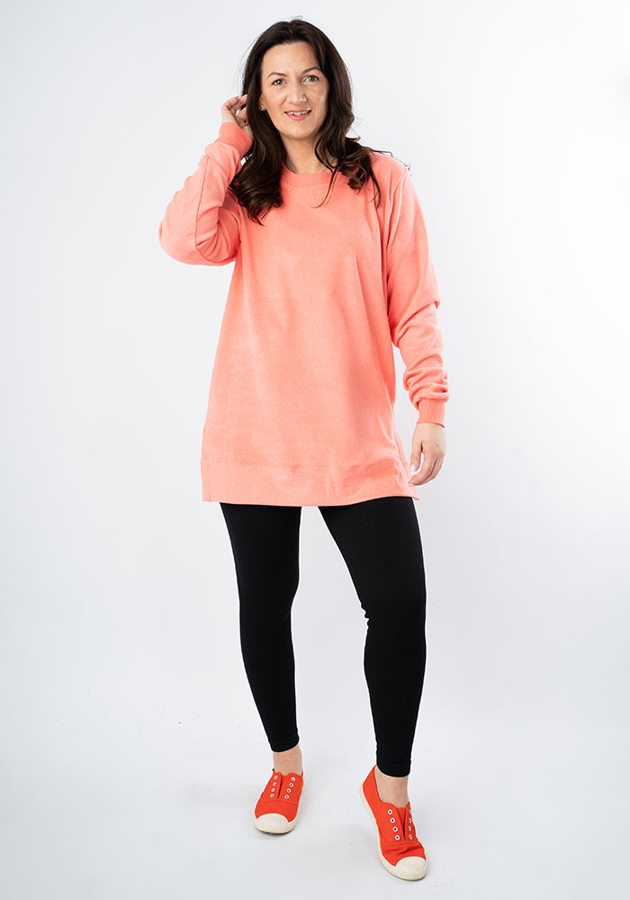 Fourth angle of Black Ribbed Popsy Leggings