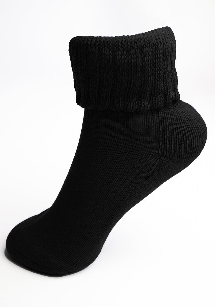 Black Slouchy Boots Socks