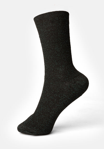 Black Sparkle Socks