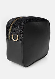 Black Sparkle Camera Bag