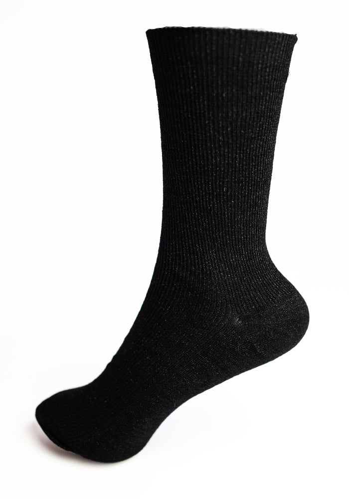 Black Sparkle Socks