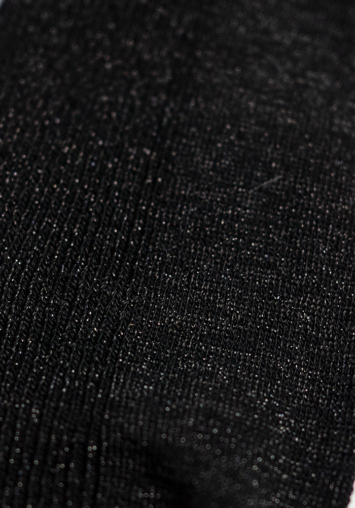 Black Sparkle Socks