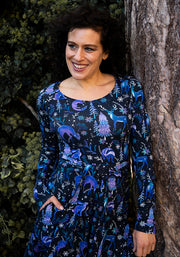 Blessings Magical Woodland Print Cotton Dress