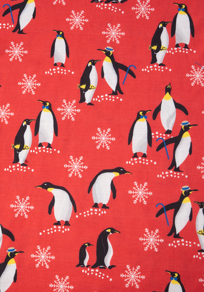 Penguins Print Children's T-Shirt (Blizzard)
