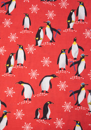 Blizzard Penguins Print Dress