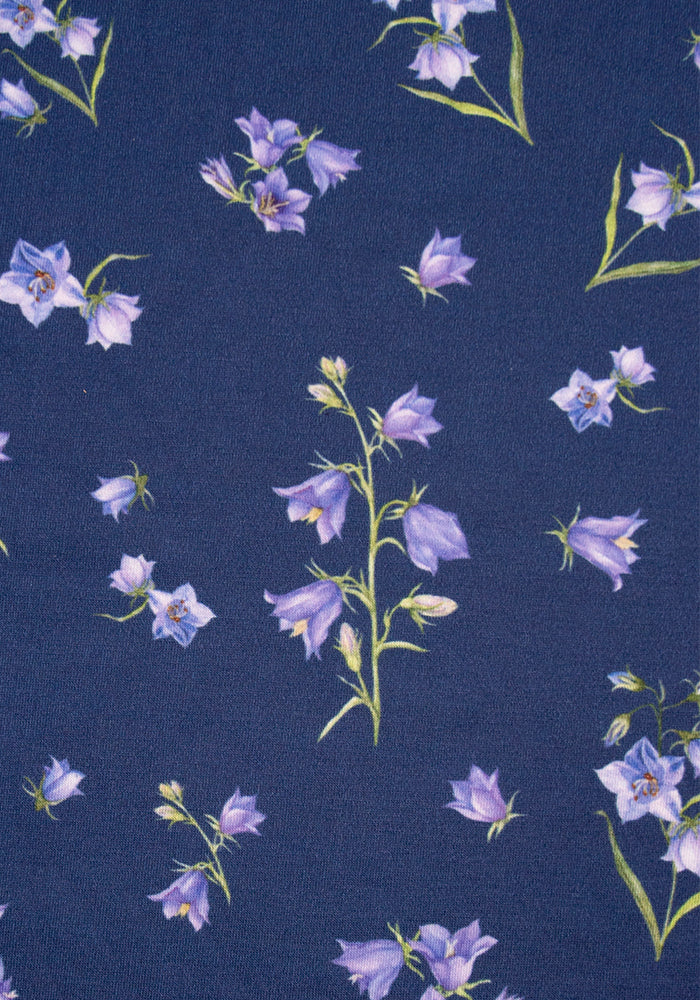 Brynn Bluebells Print Midi Dress