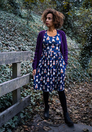 Boo Ghost Dogs Print Dress