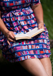 Ina Bookshelf Print Dress