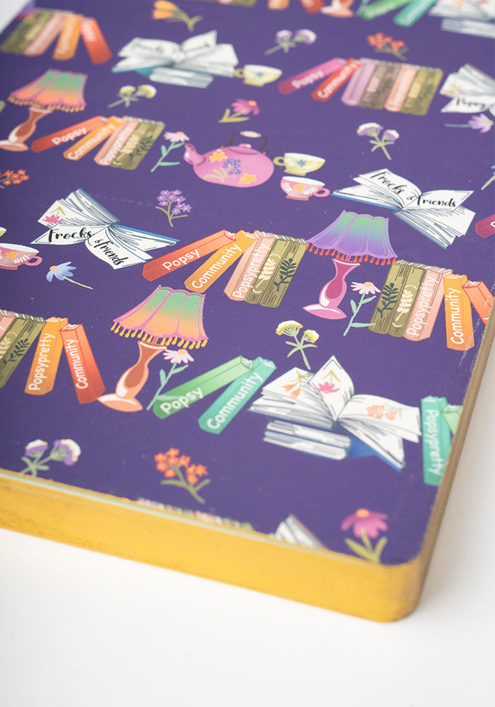 Popsy Bookshelf Print Notebook