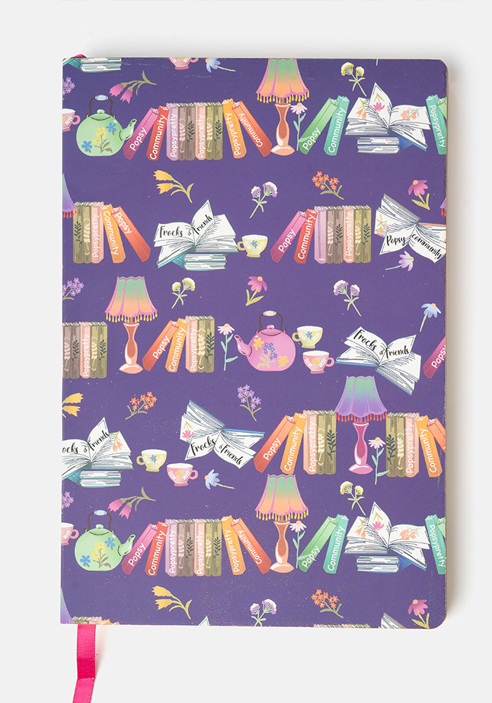 Popsy Bookshelf Print Notebook