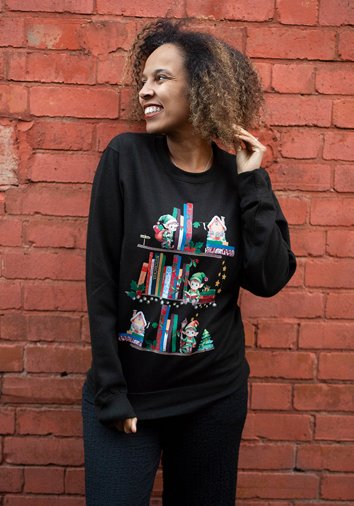 Elves Print Sweatshirt