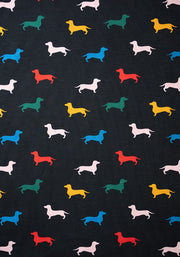 Children's Sausage Dog Print Cotton Dress (Bray)
