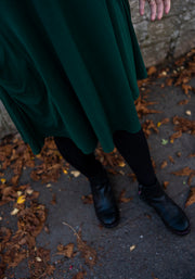 Brenner Bottle Green Turtle Neck A Line Tunic